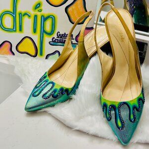 Cosmic Kitty Heels by Drip Creations - Custom Kate Spade